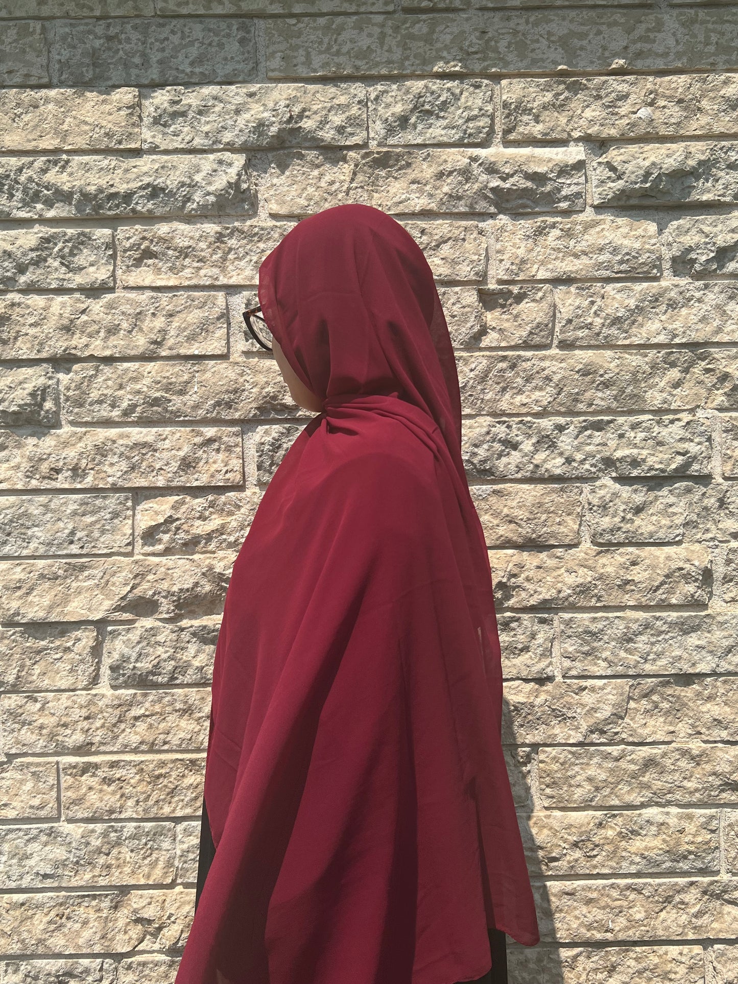 Chiffon Hijab-Red