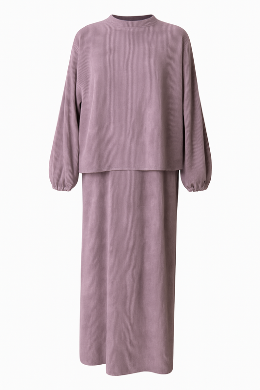 Amna Ribbed Set