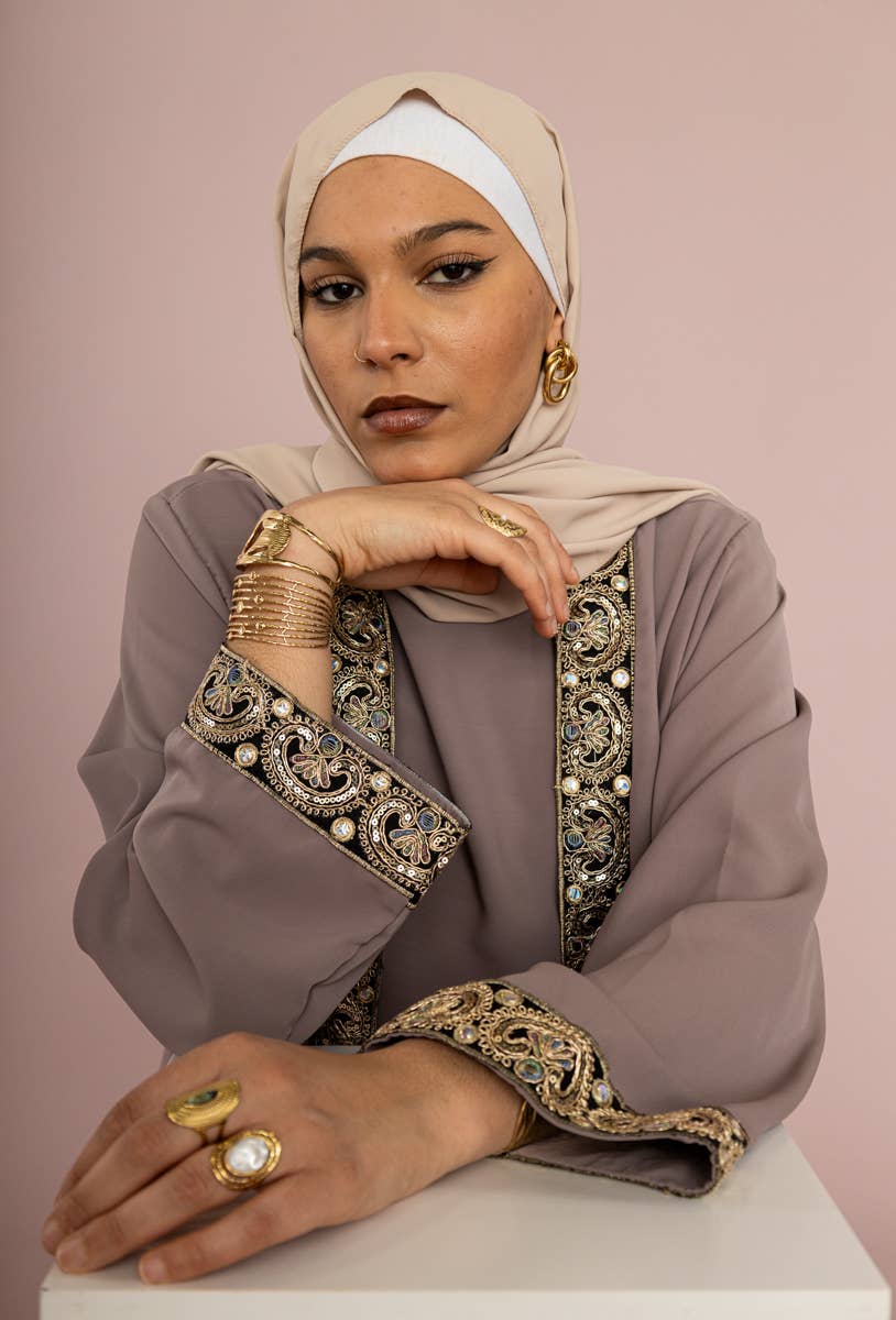 Fabeiha 2pcs Abaya Set