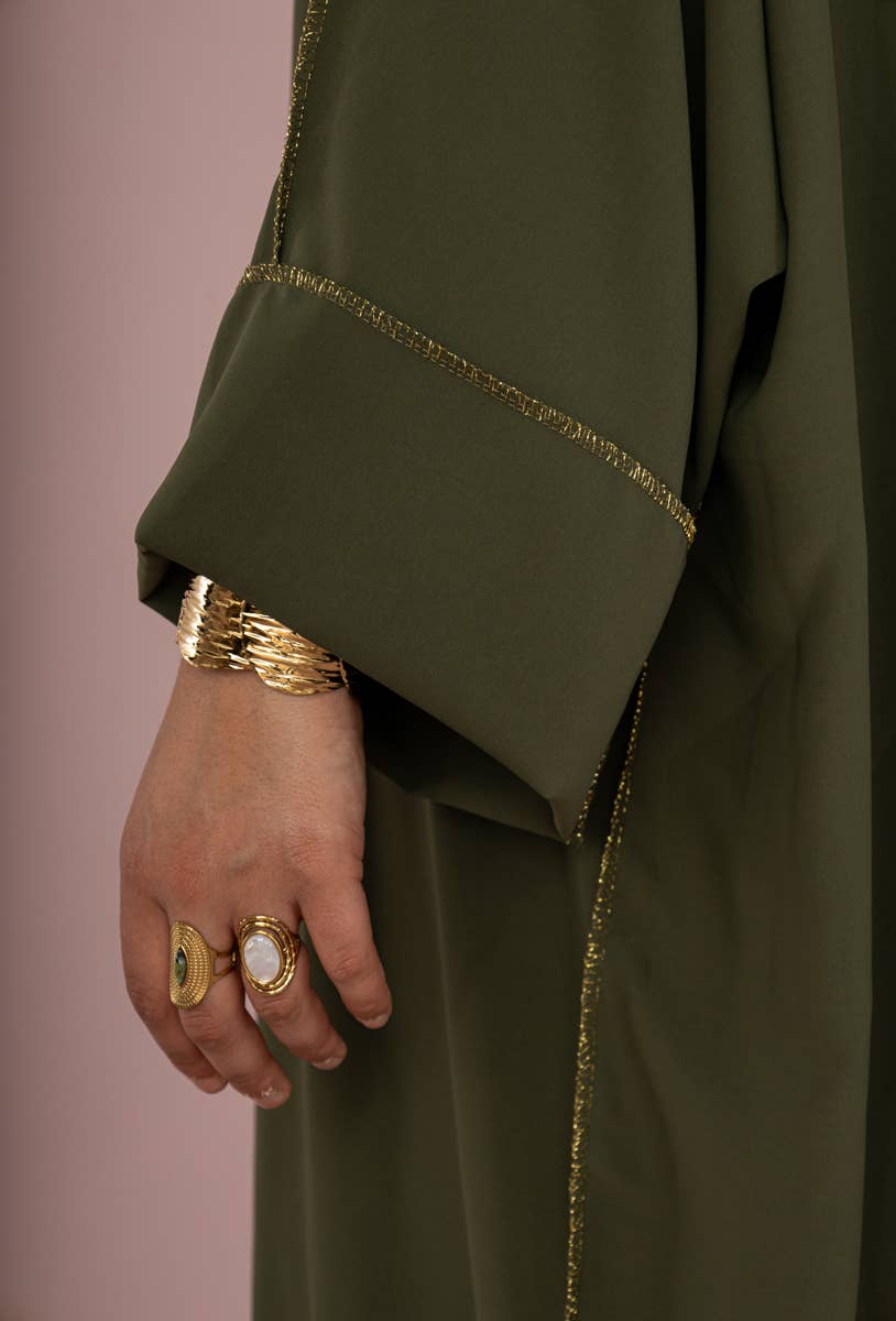 Hani Open Abaya w/ Belt