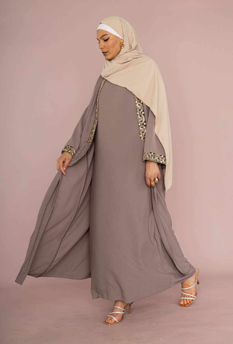 Fabeiha 2pcs Abaya Set