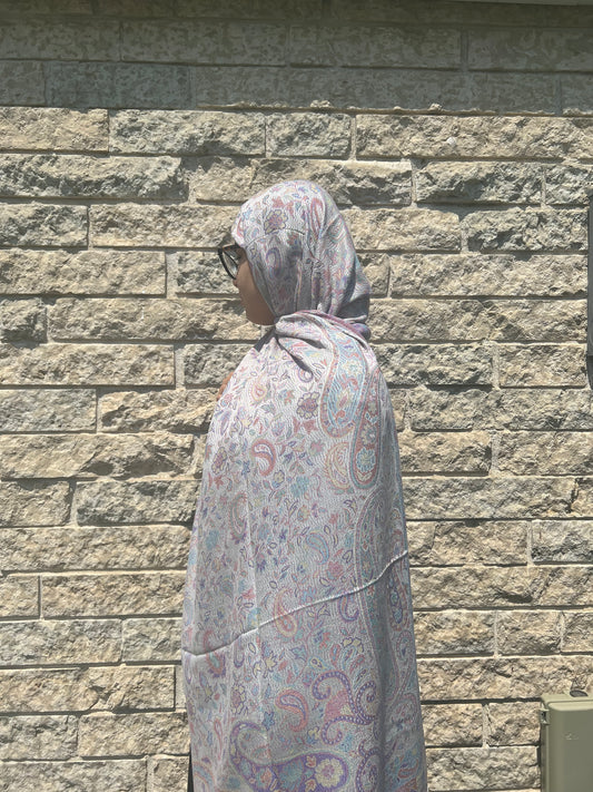 Pashmina Hijab-Ivory