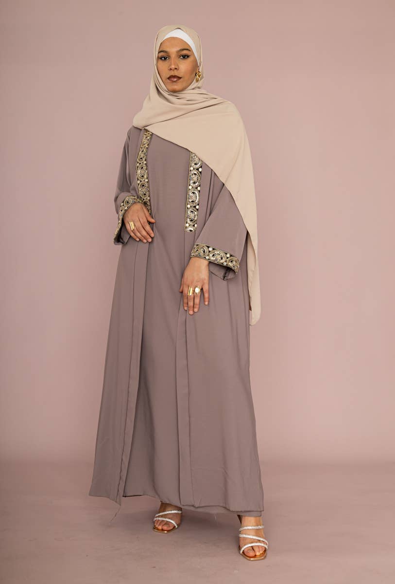 Fabeiha 2pcs Abaya Set
