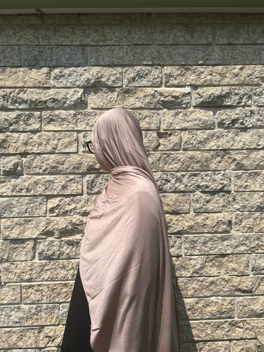 Jersey Hijab-Beige