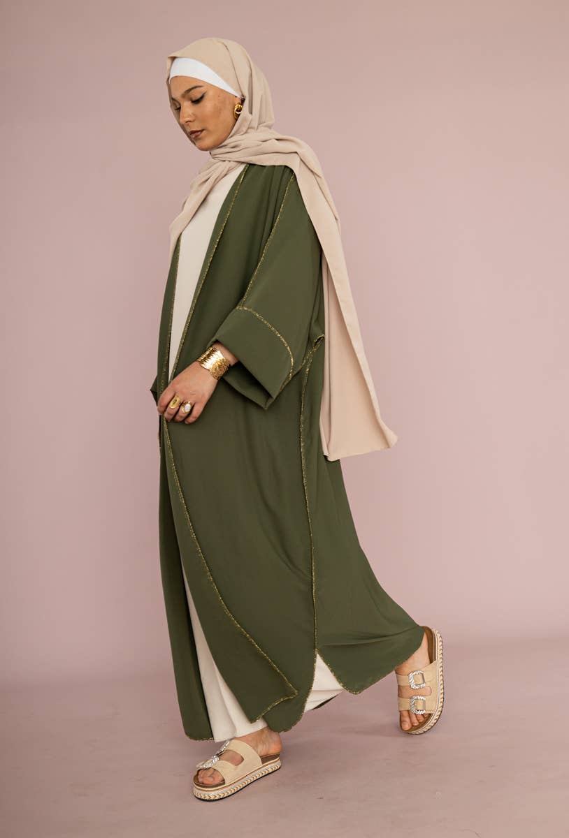 Hani Open Abaya w/ Belt