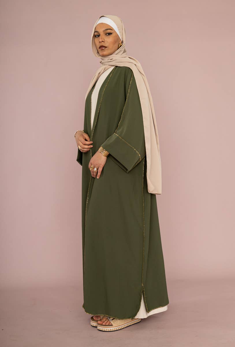 Hani Open Abaya w/ Belt