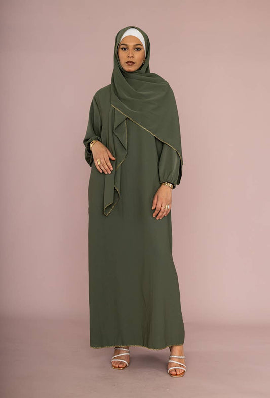 Zaina Abaya w/ Attached Hijab