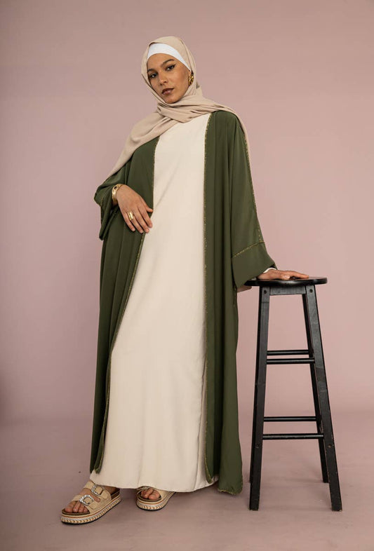 Hani Open Abaya w/ Belt