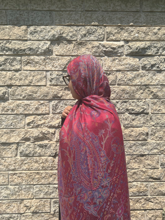 Pashmina Hijab-Red