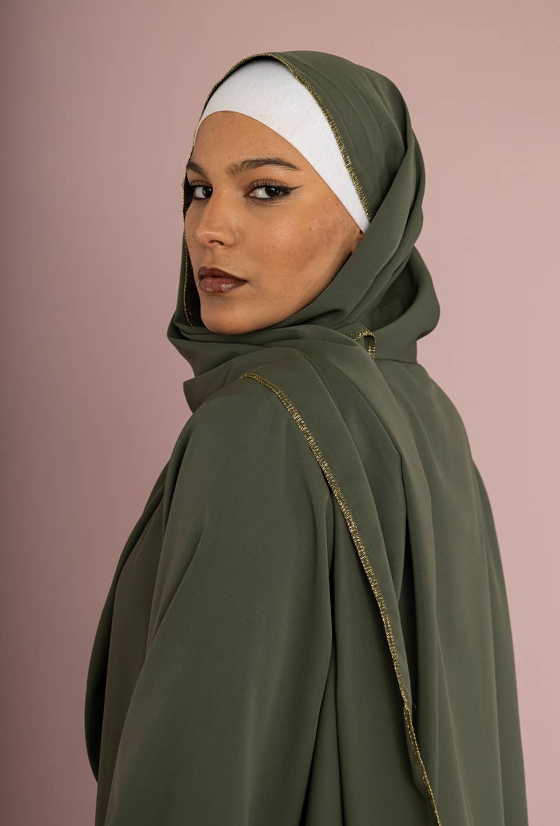 Zaina Abaya w/ Attached Hijab