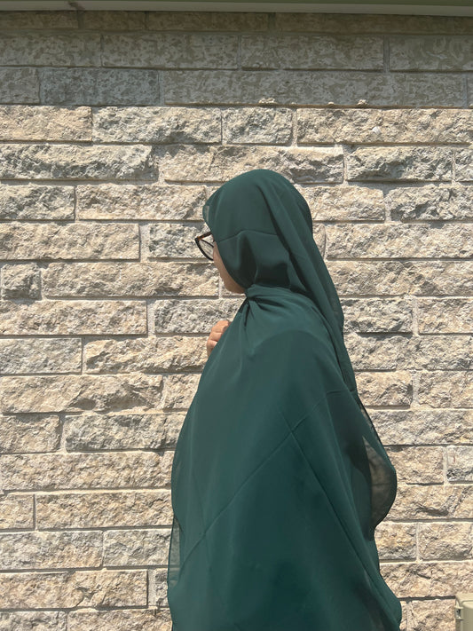 Chiffon Hijab-Green