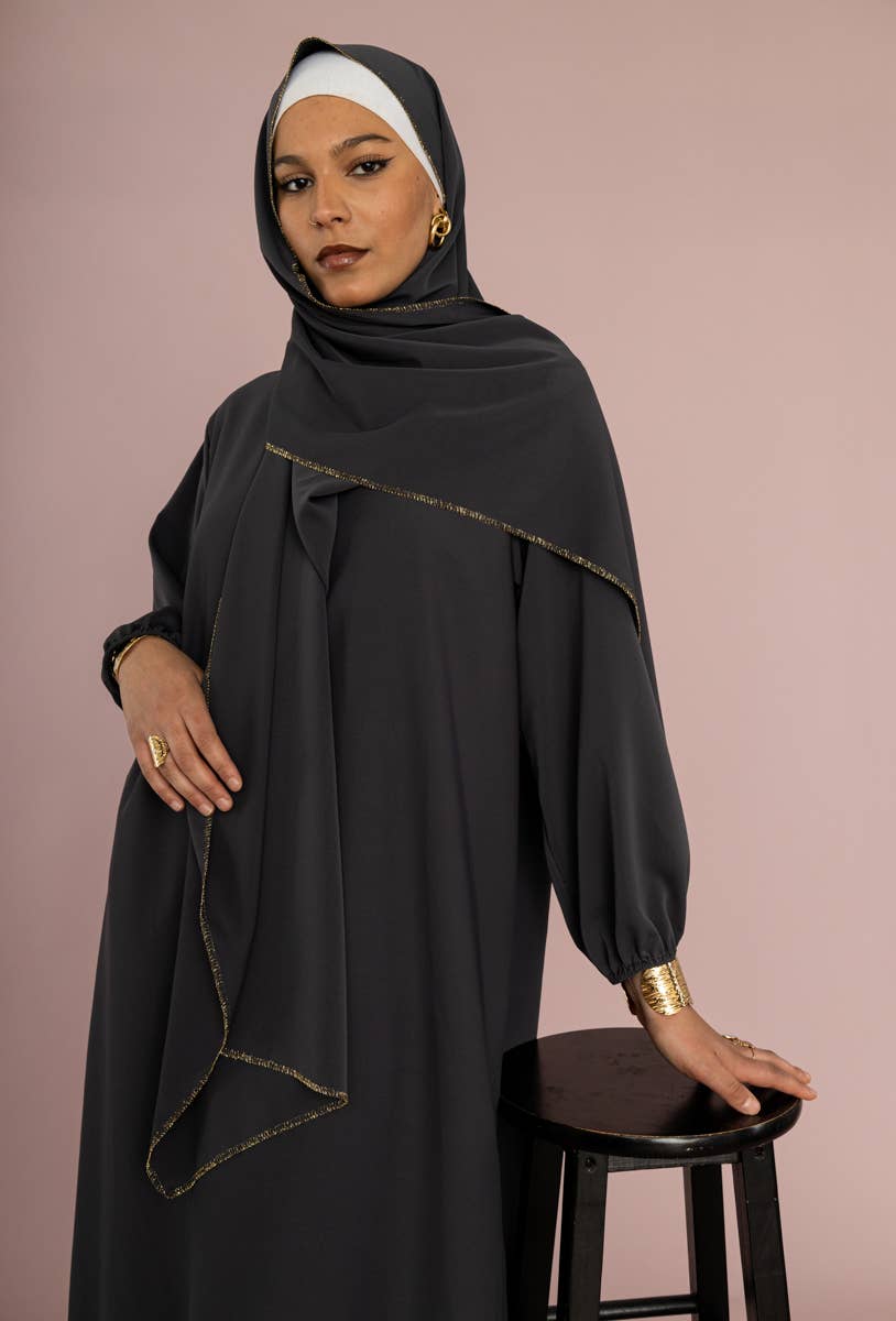 Zaina Abaya w/ Attached Hijab