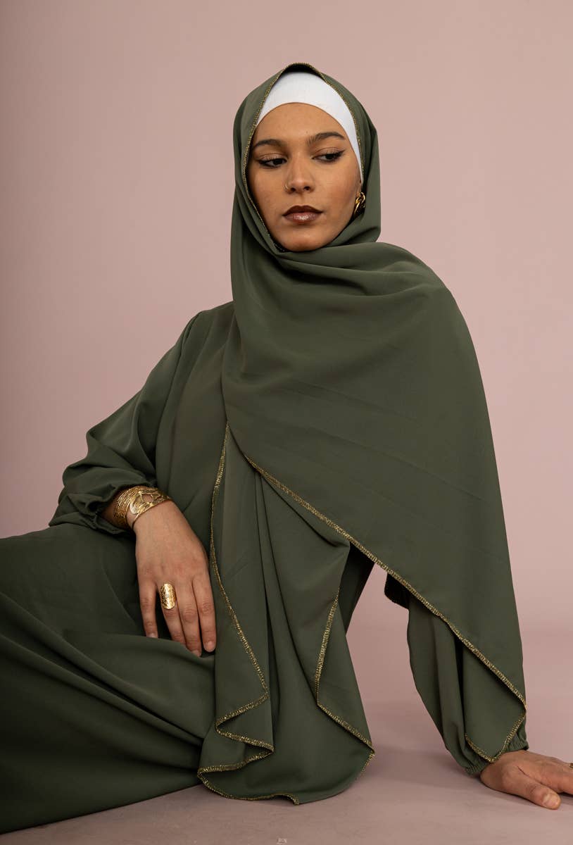 Zaina Abaya w/ Attached Hijab