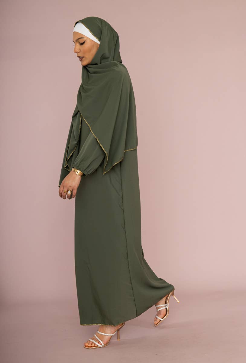 Zaina Abaya w/ Attached Hijab